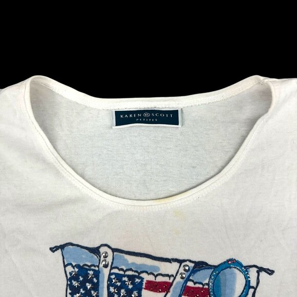 Karen Scott 4th of July Tee - Picture 4 of 6